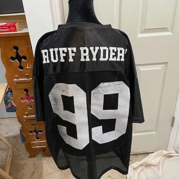 Distressed Ruff Ryders Mesh Graphic Jersey - Picture 3 of 7